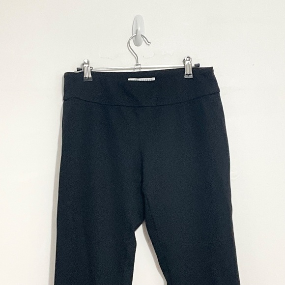 DONNA DEGNAN Women Pull On Stretch Ankle Pants Black Mid Rise Size Medium - Picture 3 of 5